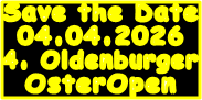 Save the Date 04.04.2026 4. Oldenburger OsterOpen